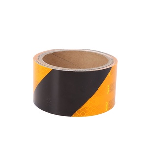 Cinta de seguridad de Poly reflectante elástica prismática a cuadros, marcador de advertencia de peligro personalizado - Product Image 5