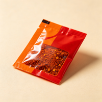 Sachet alimentaire sous vide laminé en PA/PE, haute barrière, pour l'emballage de fruits de mer congelés, poissons et crevettes