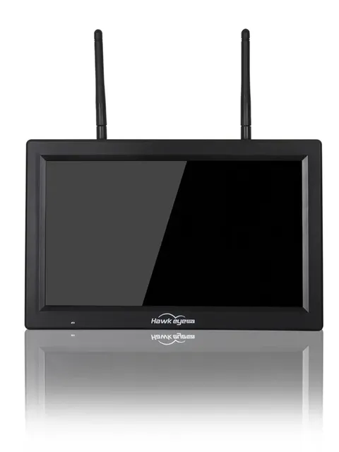 Hawkeye Captain X FPV Monitor 10.2 Inch 1000lux 5.8G 6GHz 1.2G 3.3G Dual Receivers Display DVR 104 Channel for RC FPV Racing UAV