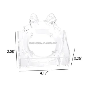 Transparentes individuelles Acryl-Kunststoff-Unterstützer-Set Kaffee-Tee-Getränke-Unterstützer