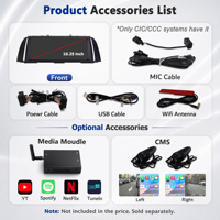 Pantalla Multimedia CodeLynk 1920*720 para BMW Serie 5 GT F07 F10 2011-2017 NBT CIC, Carplay Inalámbrico 4 en 1, Pantalla Táctil
