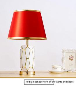 Lampe de chevet, lampes de chevet pour chambre à coucher, cadeaux d'<span class=keywords><strong>anniversaire</strong></span> pour femmes, <span class=keywords><strong>maman</strong></span>, lampe en céramique pour salon, lampe de chevet, lampe de bureau LED - Product Image 6