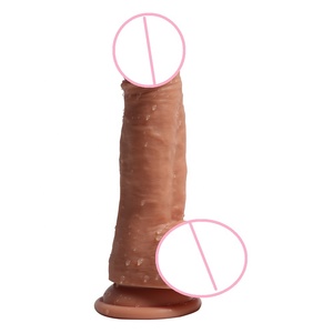 Pénis artificiel réaliste en silicone double couche, godemichet sexuel pour femmes et adultes - Product Image 1