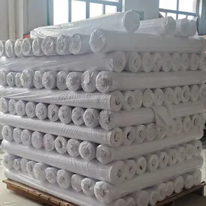 Tissu en toile de polyester prêt à imprimer pour serviettes de table en toile de jouy et autres vêtements textiles de maison