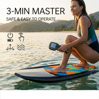 SABO SPORTS 12KW 73V 55A Planche à jet électrique sans fil télécommandée personnalisable, planche de surf électrique, certification CE MSDS UN38.3 pour les sports nautiques