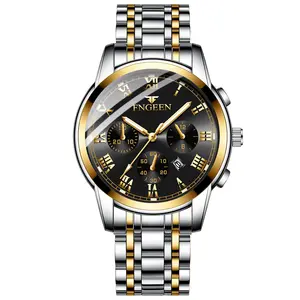 FNGEEN S4006 Top Luxury Brand Men Business Wristwatches Fashion Casual Men Quartz Watches Waterproof Watches