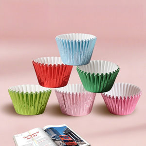 Vasos de Papel <span class=keywords><strong>para</strong></span> Pastelería Estilo Chino y Occidental, <span class=keywords><strong>Bandejas</strong></span> Desechables <span class=keywords><strong>para</strong></span> Pasteles, Herramientas de Papel de Aluminio Resistentes a Altas Temperaturas - Product Image 3