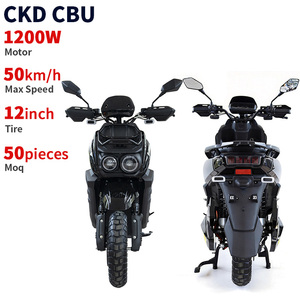 Moto électrique personnalisée CKD SKD 12 pouces avec moteur et batterie, 1200W, vitesse 50 km/h, pour la <span class=keywords><strong>course</strong></span> - Product Image 2