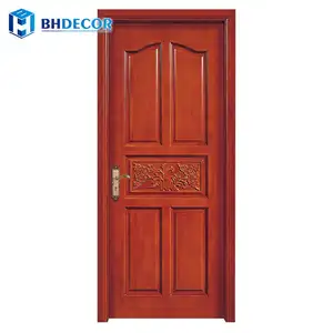 Hand Work Polish Designs High Gloss Lacquered Rubber Walnut Knotty Adler Mahagoni Olid Onterior Doors Luxury Interior Wood Door