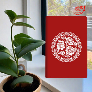 Fábrica roja Diseño de Cruz personalizado Cuero de PU Tamaño estándar Naranja <span class=keywords><strong>con</strong></span> cubierta de patrón Servicio de impresión de libros bíblicos - Product Image 5