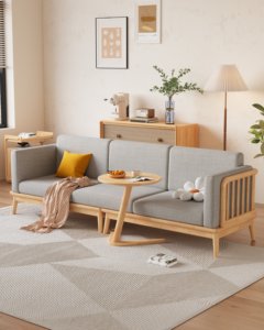 High Quality Solid Wood <b>Round</b> <b>Side</b> <b>Table</b>, Modern Z-Shaped End <b>Table</b> for Living Room Bedroom - Product Image 3