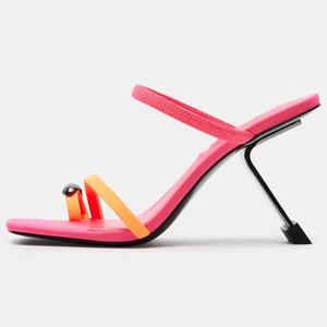 Sandalias De Damas <span class=keywords><strong>Sexy</strong></span> pantofole colore fantasia rosa tacchi verdi per le donne - Product Image 2