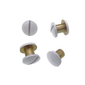 براغي شيكاغو نحاسية 4 مم 4.7 مم 5 مم 6 مم 10 مم 12 مم 15 مم 28 مم براغي شيكاغو برأس مسطح من قطعة واحدة - Product Image 4