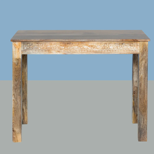 Antique Carved Wood <strong>Dining</strong> <strong>Table</strong> Versatile <strong>Rustic</strong> Furniture for Home Entry Workshop <strong>Dining</strong> Room Hotels - Product Image 2