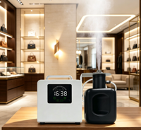 Diffuseur intelligent commercial autonome avec une capacité de 1000 ml, couvrant une surface de 3500 m³. Prend en charge le Bluetooth et le contrôle tactile.