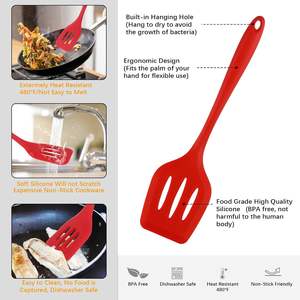 Productos de Silicona al por Mayor, Accesorios para el Hogar y la Cocina, 5 Utensilios de Cocina Resistentes al Calor, Juego de Espátulas de Cocina Económicas - Product Image 4