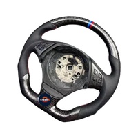 Pour BMW E82 E87 E90 E92 E93 M3 Volant de Style Sport en Fibre de Carbone Forgée, Accessoires de Voiture