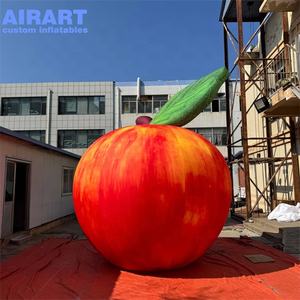 नई आकार गतिविधि इन्flatable लाल सेब, inflatable ताजे सेब फल गुब्बारा - Product Image 2