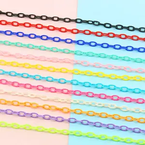 Разноцветная акриловая цепочка 40 см Красочный браслет для украшения ожерелья