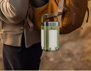 <b>Solar</b> Rechargeable Camping <b>Lantern</b> LED Tent <b>Light</b> Foldable Waterproof ABS Outdoor Emergency Hiking Fishing - Product Image 6