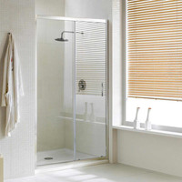 Portes de douche en verre pour salle de bains Cadre en aluminium Salle de bains Douche Porte en verre Moder Type de mur à mur Portes en verre pour salle de bains Moderne