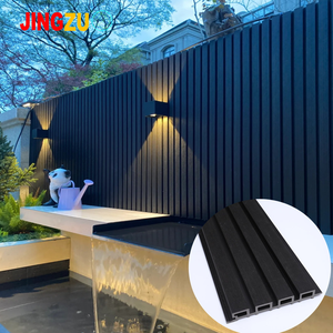 Panneau mural décoratif <span class=keywords><strong>en</strong></span> WPC pour l'extérieur, isolation thermique, <span class=keywords><strong>bois</strong></span>-plastique, panneaux de bardage WPC adaptatifs pour matériaux de construction - Product Image 6