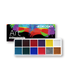 Palette <span class=keywords><strong>de</strong></span> <span class=keywords><strong>maquillage</strong></span> pour peinture corporelle imperméable, ensemble <span class=keywords><strong>de</strong></span> peinture faciale pour <span class=keywords><strong>Halloween</strong></span>, pigment <span class=keywords><strong>de</strong></span> fête, palette <span class=keywords><strong>de</strong></span> peinture à l'huile 12 couleurs, <span class=keywords><strong>maquillage</strong></span> - Product Image 3