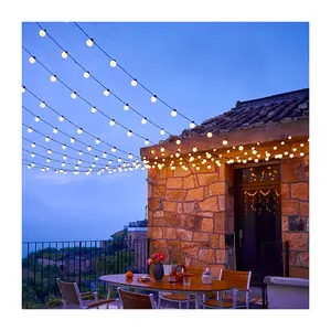 Outdoor Garden IP65 Waterproof Connectable G50 Globe Bulb Led Festoon String Lights Globe Bulb Camping Home Decor Lighting