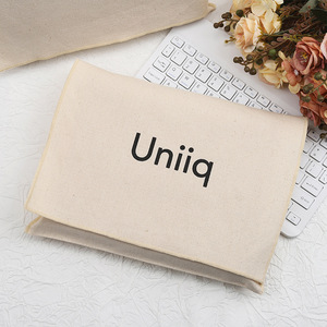 Wholesale Custom Organic Cotton Flap <b>Envelope</b> <b>Gift</b> Packaging Bags for Luxury Jewelry Cosmetic Stickers Dust Bags - Product Image 3