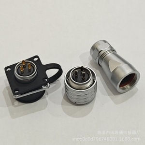 Prise et fiche aviation WY16 SF16M16 2 à 10 broches en alliage de zinc pour montage sur panneau - Product Image 2