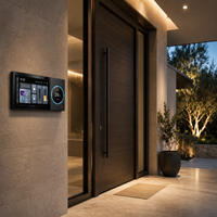 Panel Kontrol Rumah Pintar Android IPS 6 Inci Terbaru 1440x720/240x240 Layar Ganda Kaca Satu Tiang Kontrol Aplikasi Layar Sentuh