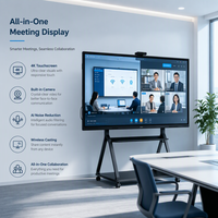 Système interactif tout-en-un intelligent de 55 pouces pour conférence, double système Android et Windows, pour bureaux d'entreprise - Direct Usine