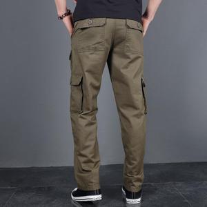 <span class=keywords><strong>Pantalon</strong></span> <span class=keywords><strong>Homme</strong></span> Léger Décontracté Coupe Droite Multi-Poches <span class=keywords><strong>Grande</strong></span> <span class=keywords><strong>Taille</strong></span> Automne Vente en Gros - Product Image 3