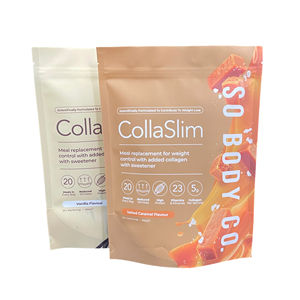 Sachet alimentaire zip-lock en plastique recyclé imprimé personnalisé Stand up Mass Gainers Sachets de protéine en poudre pochette 1Kg - Product Image 6