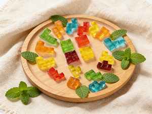 Groothandel op maat gemaakte Chinese fabrikanten gummies, gemengde gummy snoepjes, zoet-zure smaak, zachte bulk gekleurde blokjes, halal snoep - Product Image 5