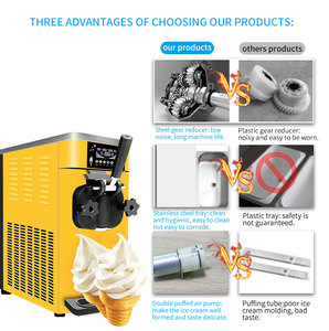 MK-18CT 18-20l/h nóng Bán máy làm kem mềm phổ biến nhất chi phí hiệu quả nhất thương mại Máy làm kem tại Trung Quốc - Product Image 6
