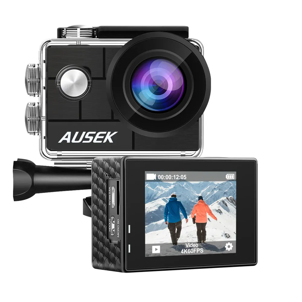 Ausek WIFI XR819 Support App Leadedge Action Camera 4K/30Fps 1080P/60Fps 20Mp Eis Yi Action Cam Accessories