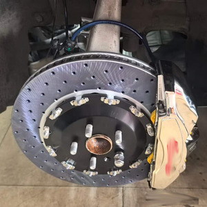 For GT350 Front 6-Piston 19Z Rear 4-Piston Caliper Kit for XPeng P7 355/345 Drilled Rotors Hydraulic EPB Compatible - Product Image 2