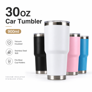 Gobelet isotherme de voyage à double paroi en acier inoxydable 304 de 30 oz, très vendu, sans BPA, anti-fuite, pour véhicule - Product Image 2