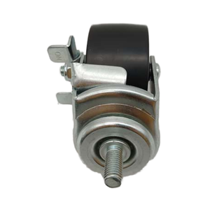 Hochwertige 75x45 PU Lenk schraube Rad verriegelung 3-Zoll-Möbelrollen Bürostuhl Trolley Medical Hospital Verwenden Sie PP-Material - Product Image 3