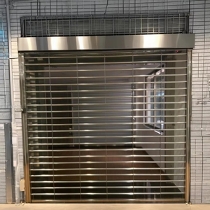 Tự động cuộn nướng an ninh cửa tùy chỉnh thép không gỉ Nhà Máy Giá Trung Quốc phong cách thiết kế không thấm nước hoàn thành hội thảo - Product Image 1