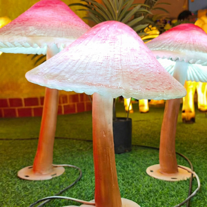 Luces Decorativas con Forma de Hongo Coloridas para Jardines de Resorts, Parques Temáticos, Plazas Comerciales y Atracciones Fotográficas en Festivales - Product Image 1