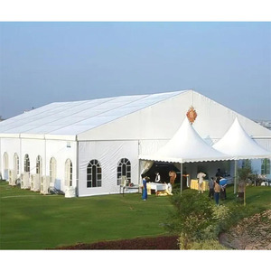 Grande tente de réception ignifuge et coupe-vent pour 400 personnes, idéale pour les mariages et événements - Product Image 1