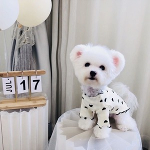 จั๊มสูทขนแกะขอบคลื่นสี่ขาสำหรับสุนัขและแมวสไตล์คลาสสิกเสื้อแจ็คเก็ตและชุดนอนสุนัข2025 - Product Image 3