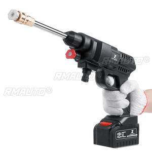 Laveuse de voiture 24/12V 30 BAR, pistolet à eau haute pression pour lavage de voiture, générateur de mousse pour le lavage de voiture, avec batterie 1/0, type sans fil/filaire - Product Image 4