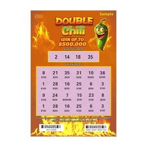 Loterie à gratter entièrement personnalisée Conception libre Impression numérique Revêtement complexe Sécurité multicouche - Product Image 3