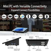 Komputer Mini Layar Sentuh 10,1 inci Berbasis Windows 11 Pro, Dirancang untuk Produktivitas Tanpa Hambatan, Prosesor Intel N5095 Generasi ke-12