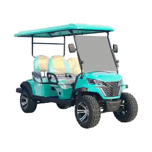 SHUNCHA marka son tasarım 4 kişi 72v elektrik kaldırdı Golf arabası Off Road Buggy araba lityum pil ile