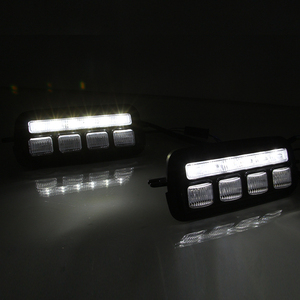 Accessoires pour motos DRL, phares de jour, avec <span class=keywords><strong>clignotant</strong></span>, lumière pour <span class=keywords><strong>Lada</strong></span> <span class=keywords><strong>Niva</strong></span>, 4x4, 1995, 2019 - Product Image 2