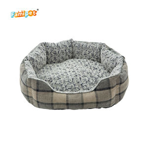 Famipet Hersteller individuelles neues Design luxuriöses waschbares weiches plüsch bequemes rundes Haustier-Katzen-Wahlhund-Bett - Product Image 5